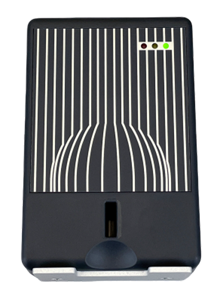 Leseeinheit mit MDB Automatenschnittstelle für die bargeldlose Bezahlung an Verkaufsautomaten mittels RFID Transpondern.